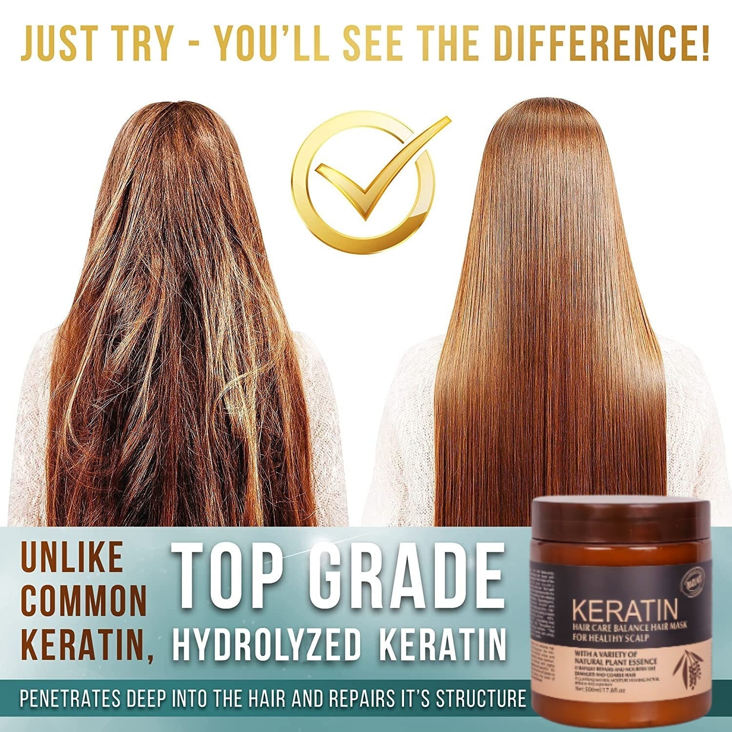 Keratin Hair Care Balance Hair Mask & Hair Treatment – (500ml)