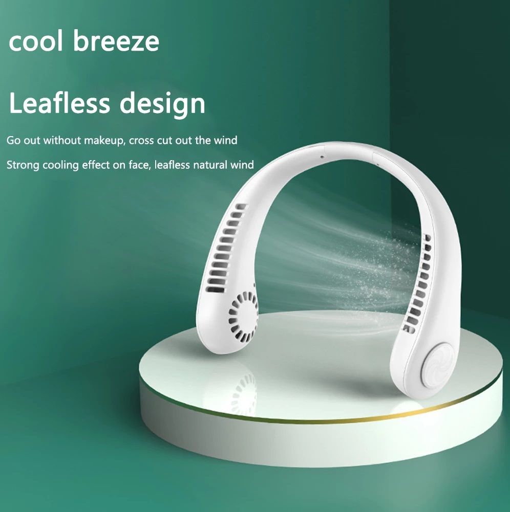 Portable Neck Fan Electric Wireless Fan Rechargeable